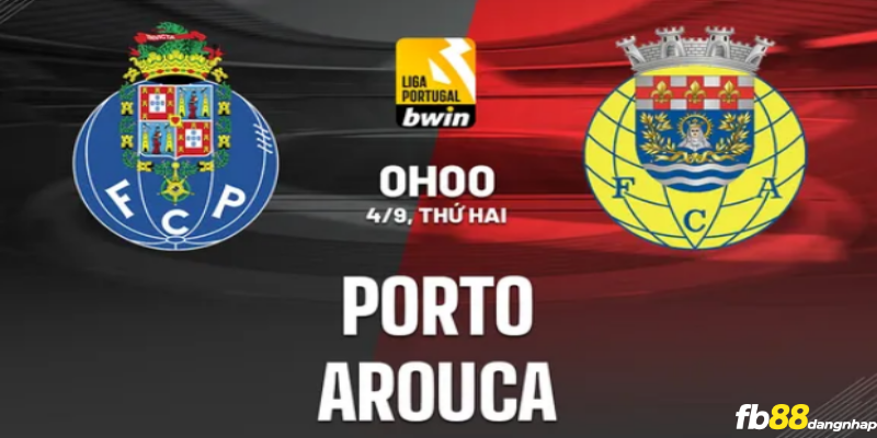Soi kèo bóng đá Porto vs Arouca 00h00 ngày 04/09/2023 cùng FB88