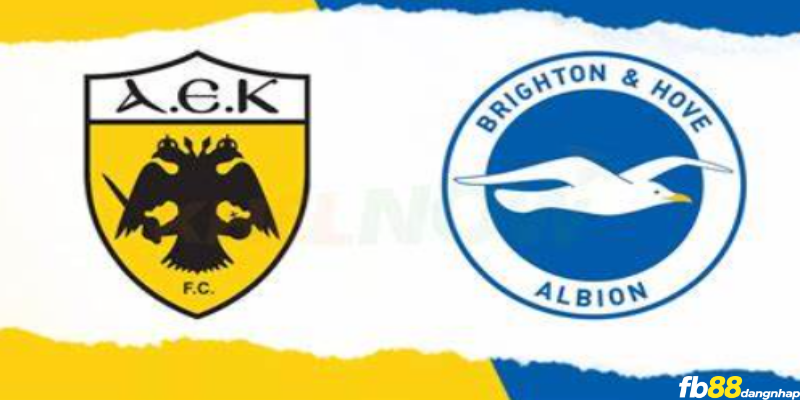 Soi kèo bóng đá AEK Athens vs Brighton 0h45 ngày 01/12/2023 cùng FB88