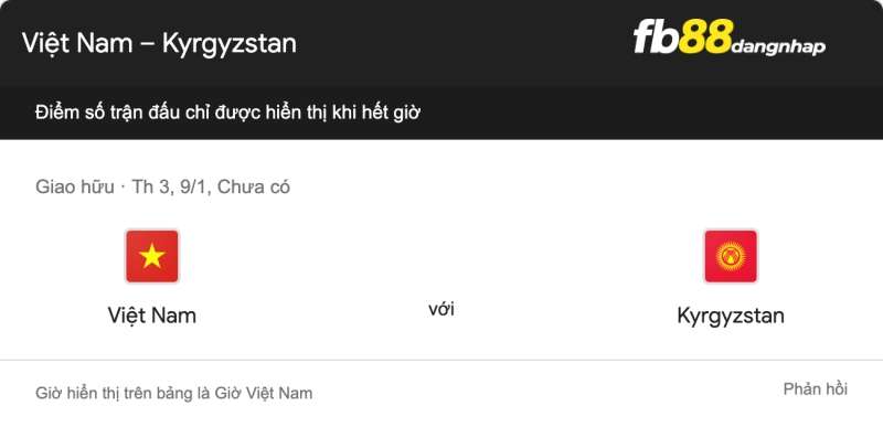 Soi kèo trận đấu Vietnam vs Kyrgyzstan 07h00 ngày 09/01/2024